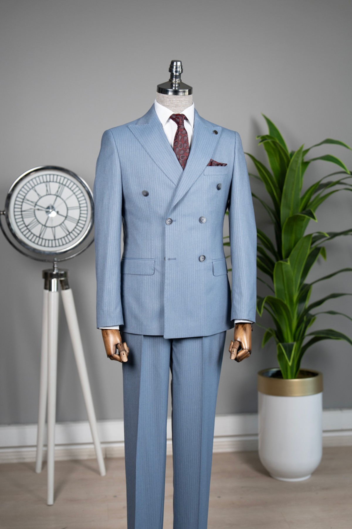 Kruvaze Takım Elbise