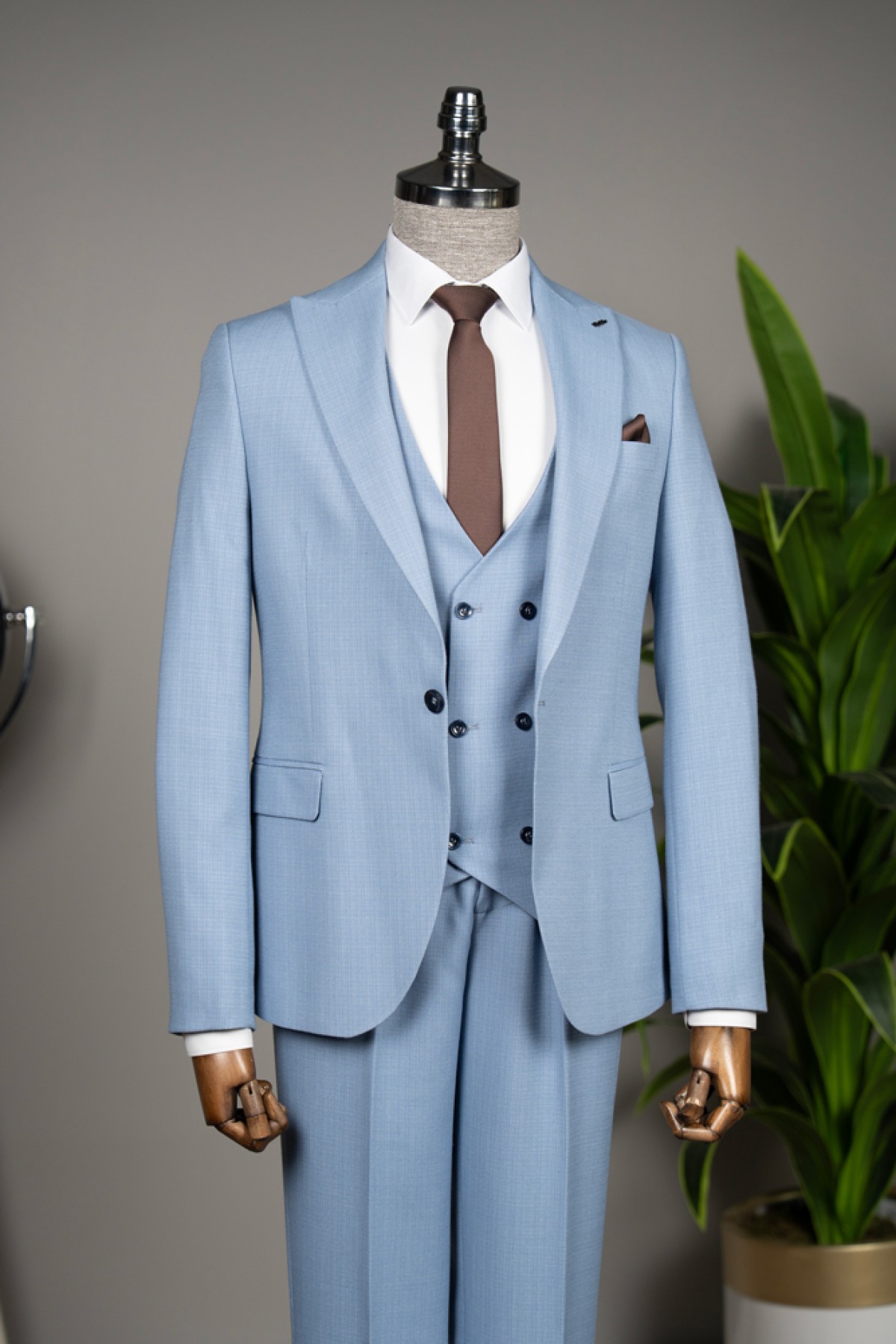 Yelekli Takım Elbise