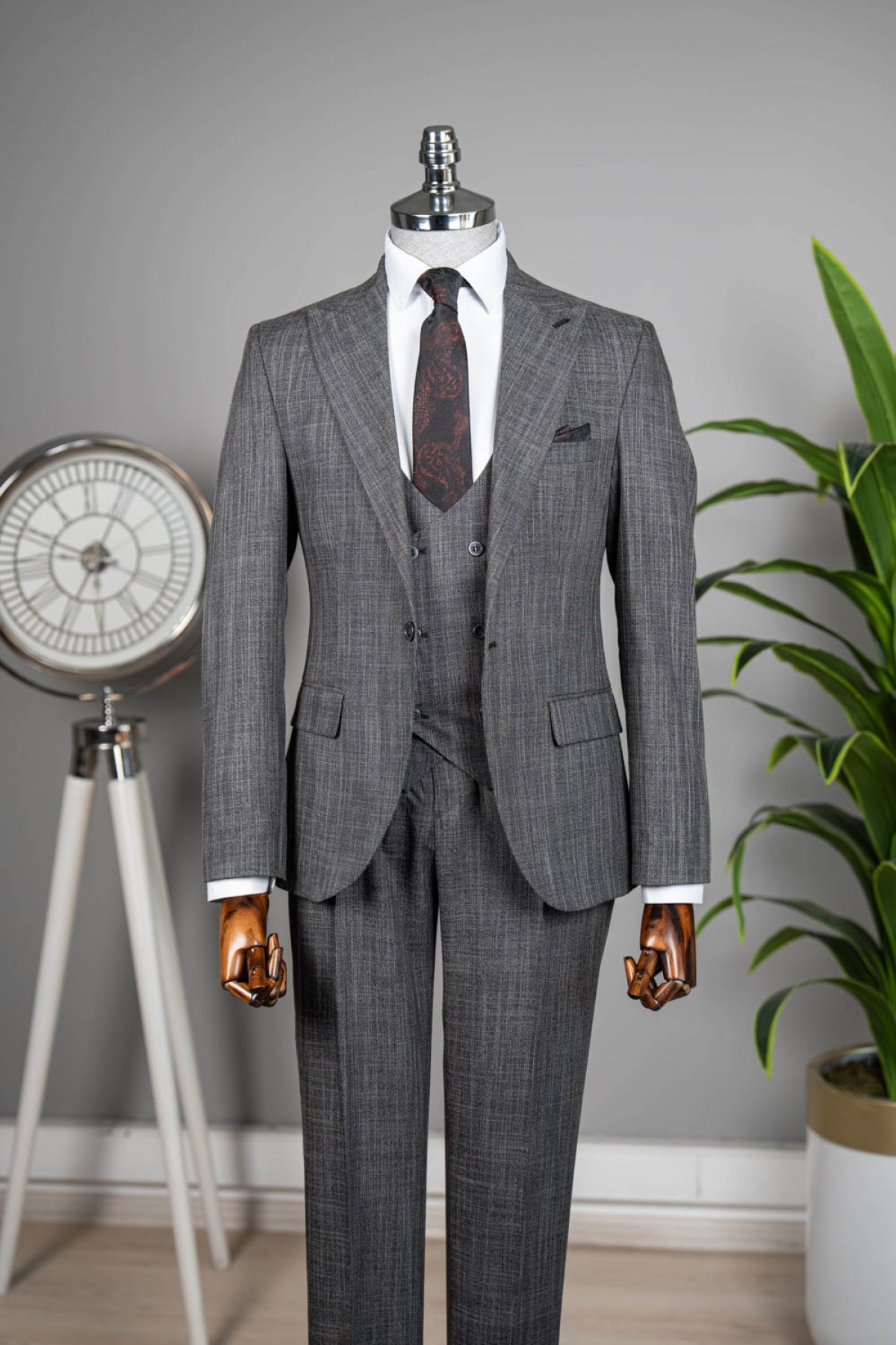 Yelekli Takım Elbise